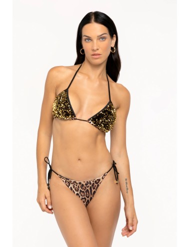 4giveness - bikini triangolo e slip wild shine fgbw3764 200 v.u.