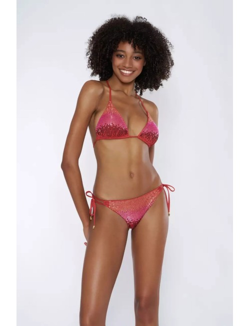 Miss bikini - triangolo full strass + slip brasile v4125s fantastqiue dreams fama