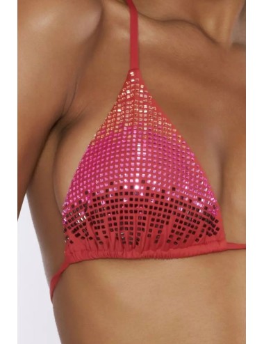 Miss bikini - triangolo full strass + slip brasile v4125s fantastqiue dreams fama