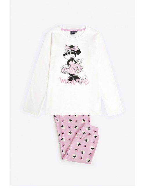 Disney- pigiama tween chic minnie  62266 ecru