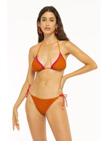 4giveness - bikini triangolo e slip laccetti must have arancione fgbw2244 030