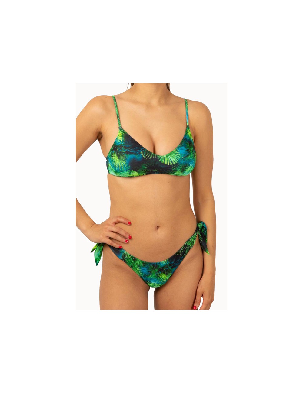 4giveness - bikini top e slip marlyn green tropic acid blosson fgbw3065 200