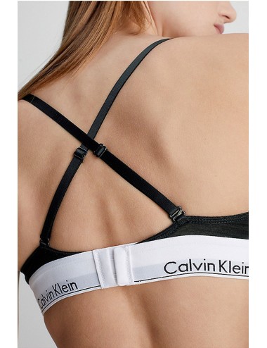 Ck - reggiseno a triangolo - modern cotton 000qf5650e-ub1