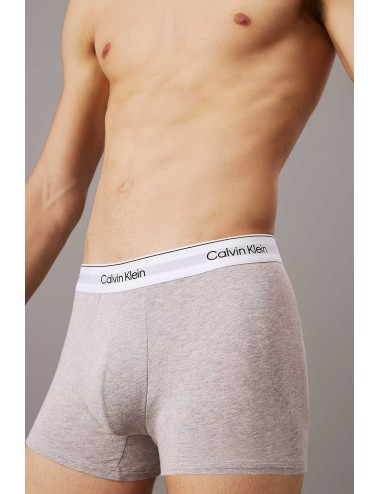 Ck - boxer aderenti in confezione da 3 - modern cotton 000nb3963a-psw  cenere, beige, nero