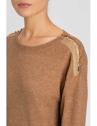 Twinset - maglia caramel camel 242li3lcc 11718