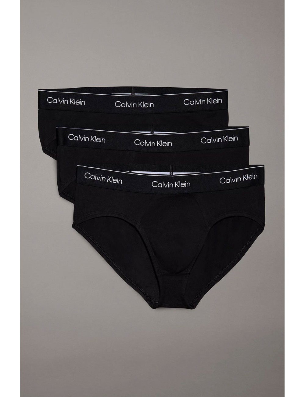 Ck - slip in confezione da 3 - modern cotton 000nb3962a-tm6 nero