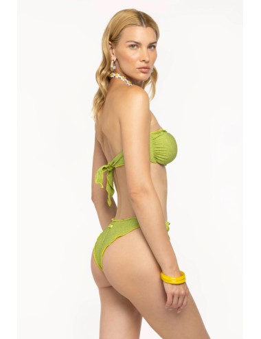 4giveness - bikini fascia e slip must have fgbw3581 080 verde - 12769