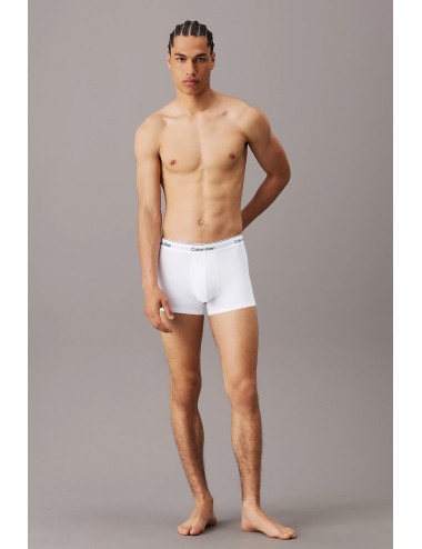 Ck - boxer aderenti in confezione da 3 - modern cotton 000nb3963a-100 bianco - 13829