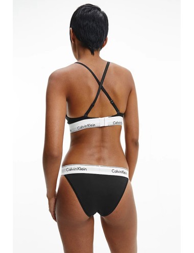 Ck - slip tanga cotton  000qf4977a 001 nero - 9230