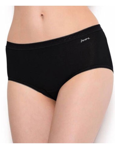 Janira - bi-pack 2 midi esencial slip vita alta 1031481 nero - 9362