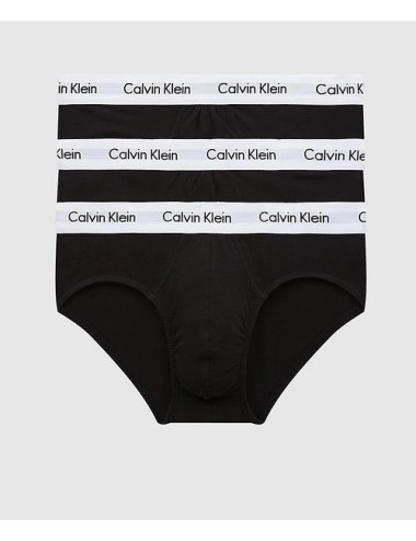 Ck - slip 3pack cotton strech 0000u2661g nero - 7028