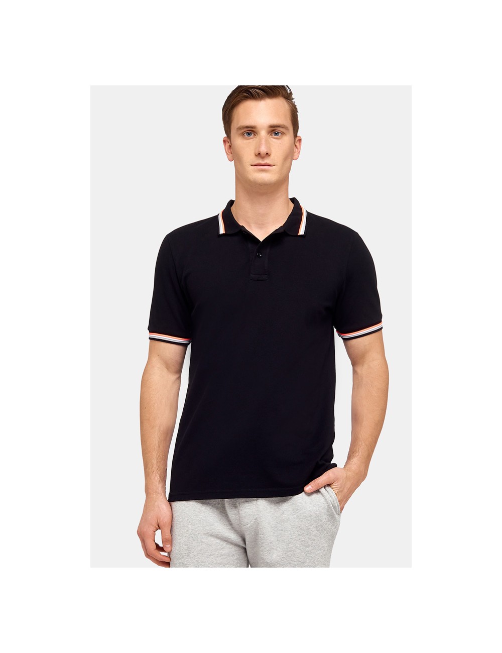 Sundek - polo brice in piquet m779plj6500 nero - 8419