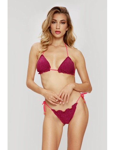 4giveness - bikini triangolo lurex the must fgbw1309 044 fuxia - 10845