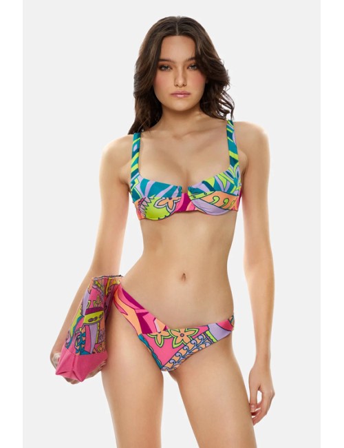 Mefui - bikini con ferretto e slip americano wet mf23-0122x1 - 11483