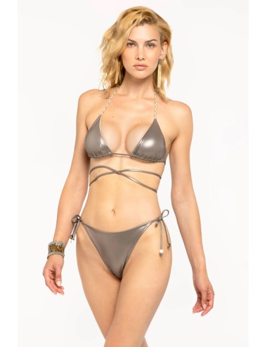 4giveness - bikini triangolo e slip gloss gold fgbw3757 090 - 12764