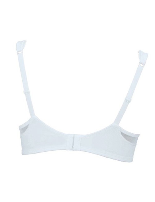 Rosa faia - twin firm reggiseno senza ferretto 5695 bianco - 2402