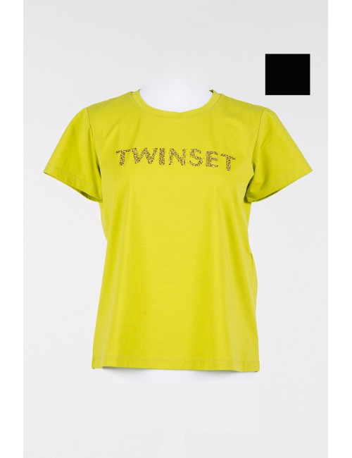 Twinset - t-shirt nero 251lb2mgg 00006 - 14112