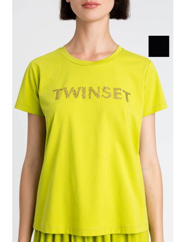 Twinset - t-shirt nero 251lb2mgg 00006 - 14112