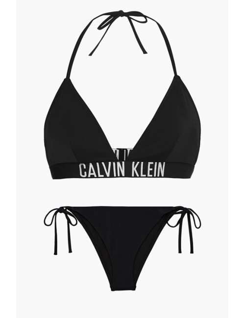 Ck - bikini triangolo + slip kw0kw01224+1230 beh - 8955