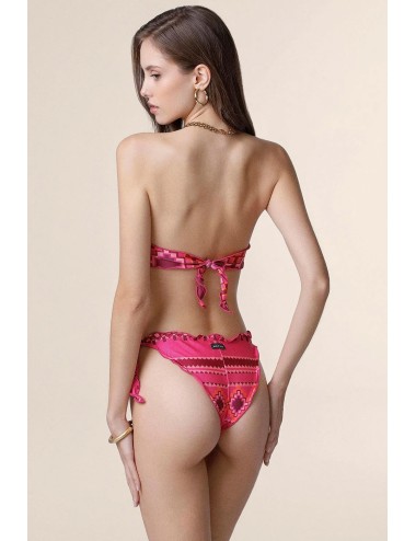 Mefui - bikini fascia con slip regolabile fantasia mf25-1501x30 - 14158