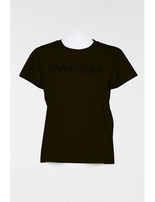 Twinset - t-shirt nero 251lb2mgg 00006 - 14112