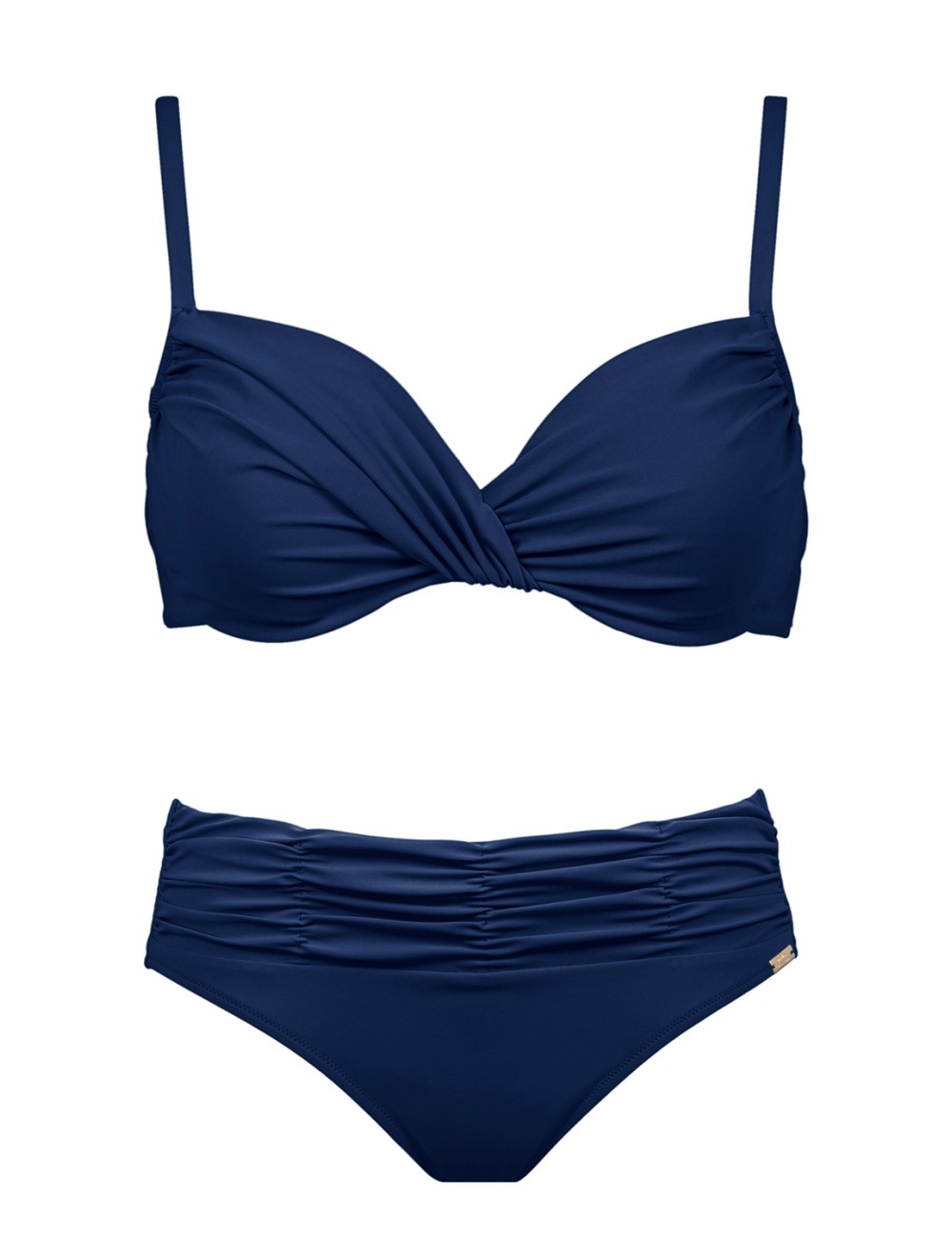 Maryan mehlhorn - bikini con top tinta unita e slip fisso alto 5520+368 504 040 - 14265