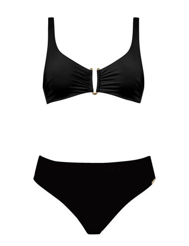 Maryan mehlhorn - bikini con top tinta unita e slip fisso alto 5300+828 412 006 - 14266