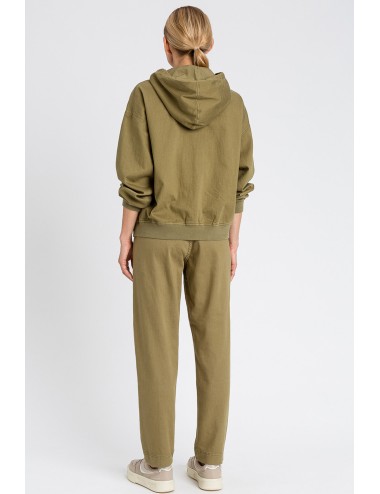 Twinset - pantalone new york in cotone 251ll22aa 03722 olive - 14275