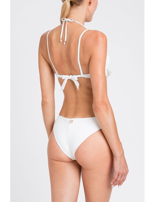 Twinset - bikini push-up e slip alto 251lmmv44 00632 bianco sugar - 14299