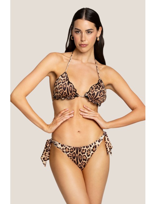 4giveness - triangolo e slip marylin sbambolati leopard 125wbwbk5403 200 - 14320