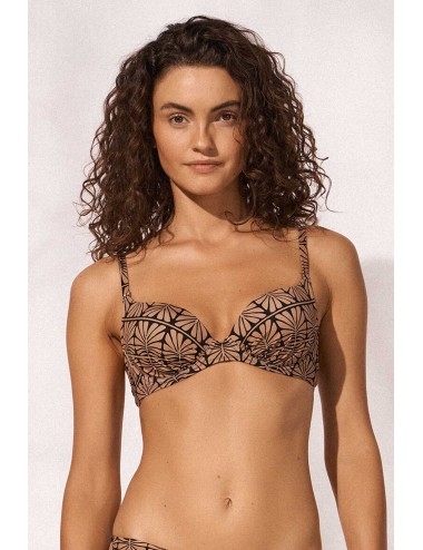 Watercult - bikini con coppe caramel/black 7370+697 062 836 - 14271