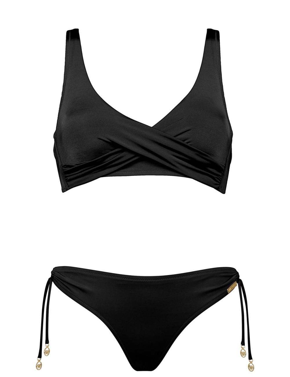 Watercult - bikini top incrociato deep black 7330+697 053 909 - 14391