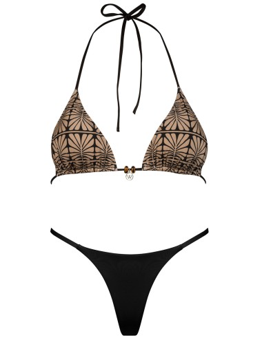 Watercult - bikini top triangolo caramel black 7065+310 062 836 - 14393