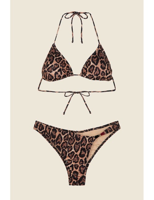 Effek - bikini triangolo con slip fisso fantasia fk25-0021x26