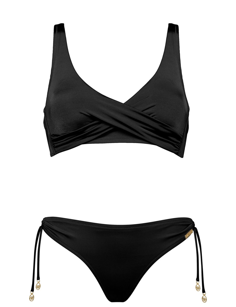 Watercult - bikini top incrociato deep black 7330+697 053 909