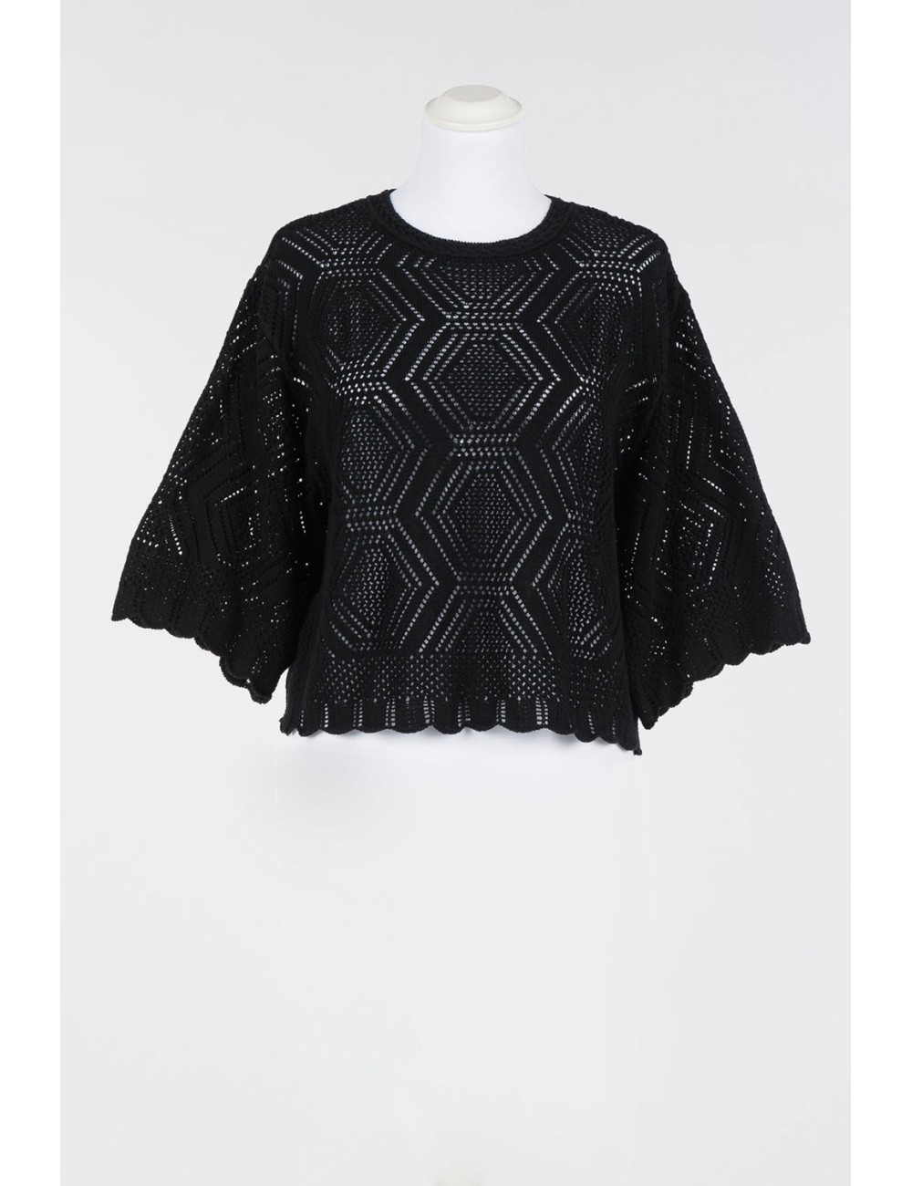Maglia girocollo in cotone 251ll3saa 00006