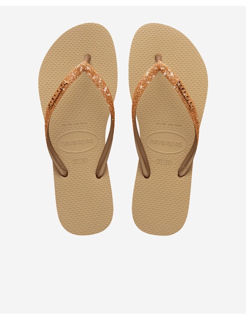 Slim glitter ii sand/golden light metallic 4146975.9177 f80
