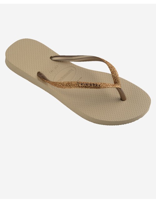 Slim glitter ii sand/golden light metallic 4146975.9177 f80