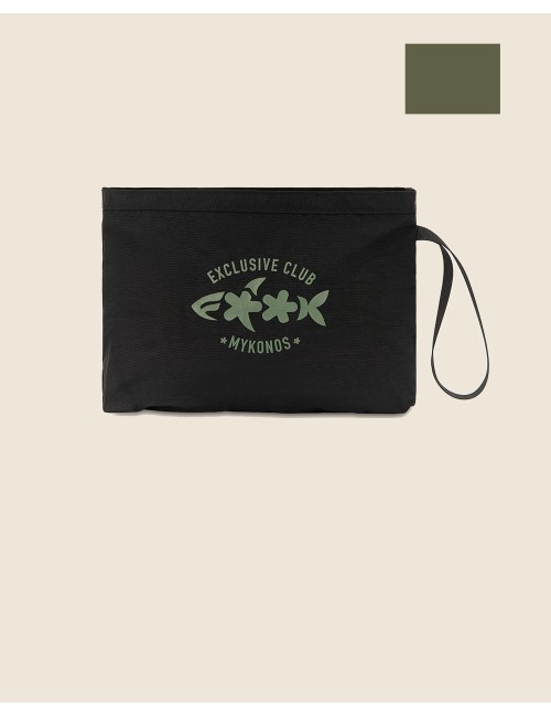 Effek - pochette unisex f**k green mility fa25-u01au87mg