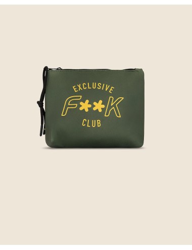 Effek - pochette uomo f**k military green fa25-m01au80mg